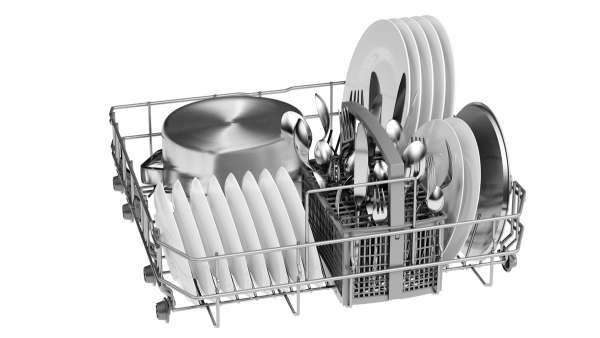 Neff S153ITX00E N30 Vollintegrierter Geschirrspüler, 60cm breit, 12 Maßgedecke, Reiniger-Automatik, Startzeitvorwahl, AquaStop
